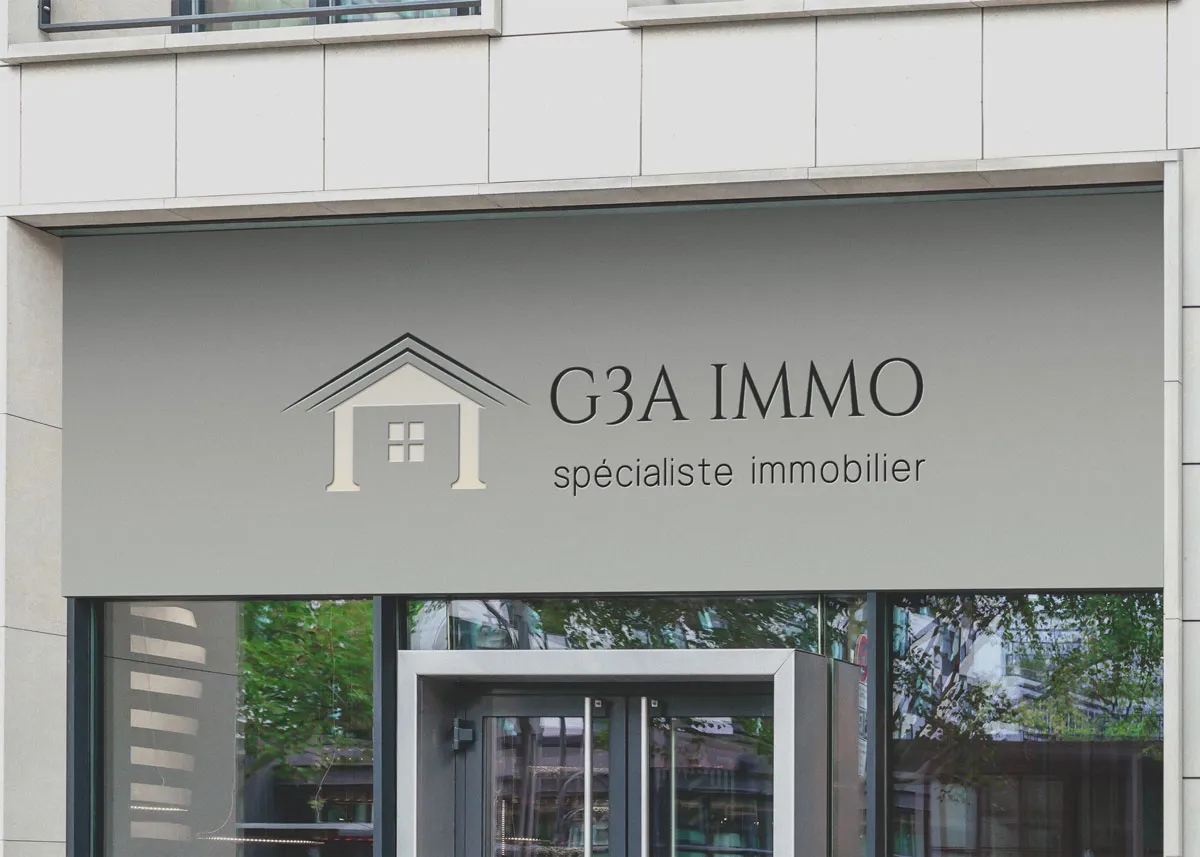 devanture agence immo g3a immo